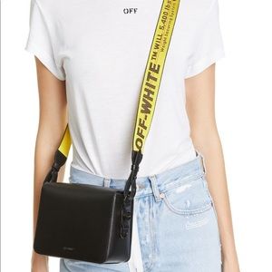 Off white mini flap bag